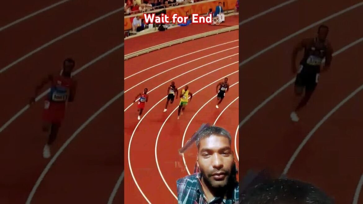 Bolt's first 200m gold! 😍🥇#running #trending #goldmedlist running