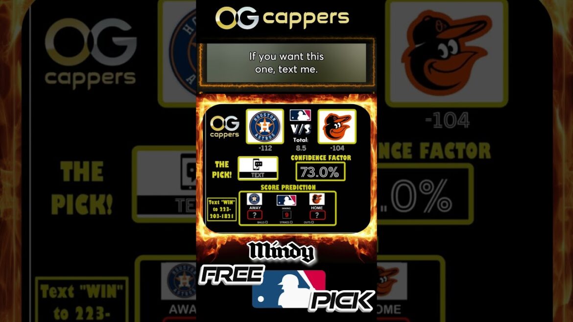 Astros vs Orioles MLB Picks & Predictions for Today Sunday 8/25/24 #ogcappers Astros vs Orioles MLB Picks & Predictions for Today Sunday 8/25/24 #ogcappers