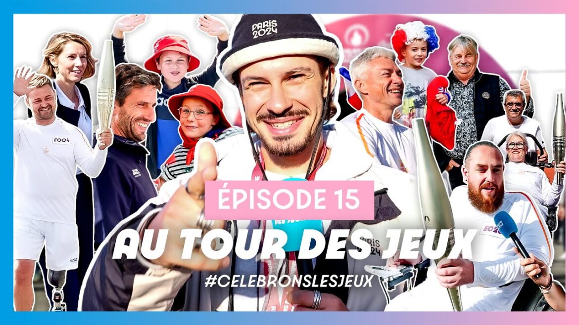 The Flame crosses the Channel Tunnel! | At the Games Tour | Episode 15