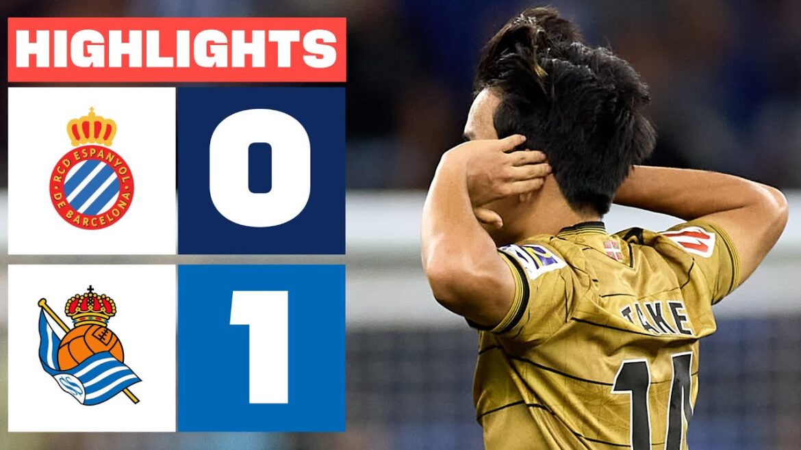 RCD ESPANYOL 0 - 1 REAL SOCIEDAD | LALIGA EA SPORTS HIGHLIGHTS