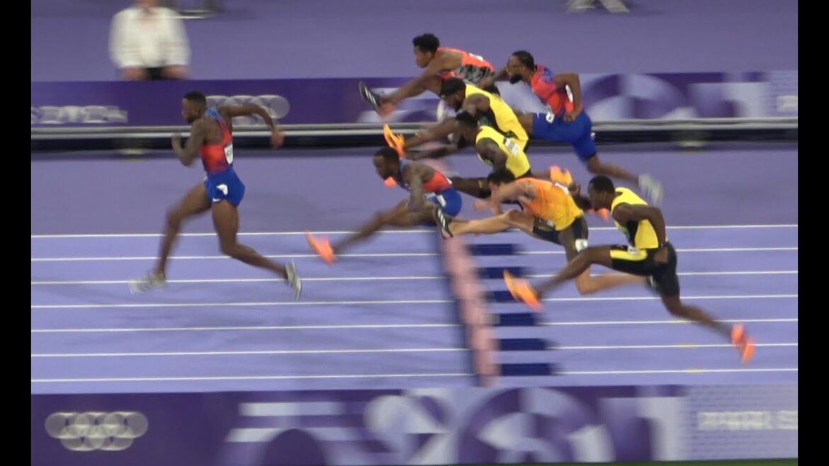 2024 Paris Olympics Athletics Men’s 110m Hurdles Final: Muratake Rashid puts up a good fight and comes in 5th 2024 Paris Olympics Athletics Men's 110m Hurdles Final: Muratake Rashid puts up a good fight and comes in 5th