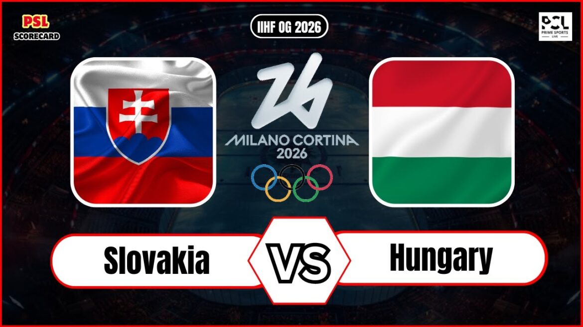 Hungary vs Slovakia | IIHF Olympic Games 2026 | Ice Hockey Live Score