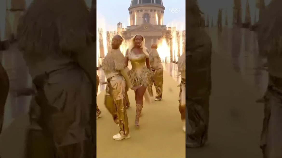 Aya Nakamura at the #Paris2024 #OpeningCeremony 🤩 #Olympics #Sports