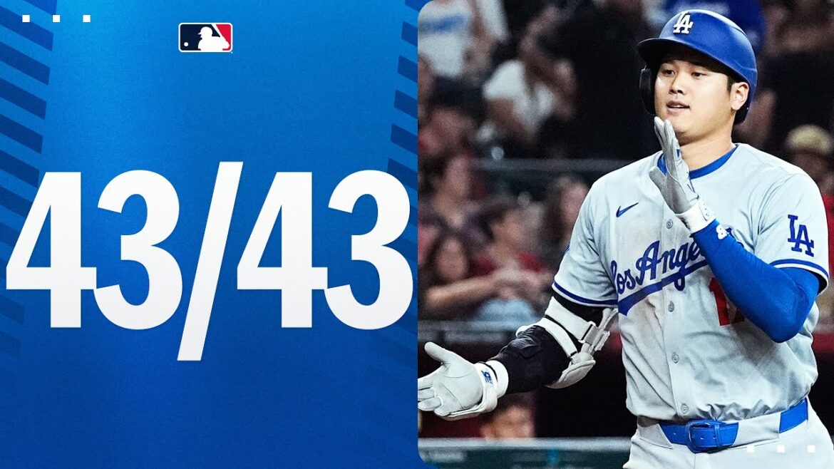 43/43! Shohei Ohtani homers & steals a base in the same game for the 11th time in 2024! | Shohei Ohtani Highlights