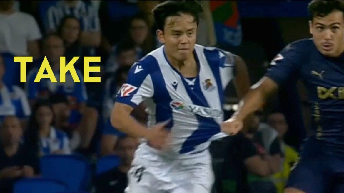 [August 29th]Takefusa Kubo scores with a sharp breakthrough! Fighting alone in a numerically disadvantaged situation!