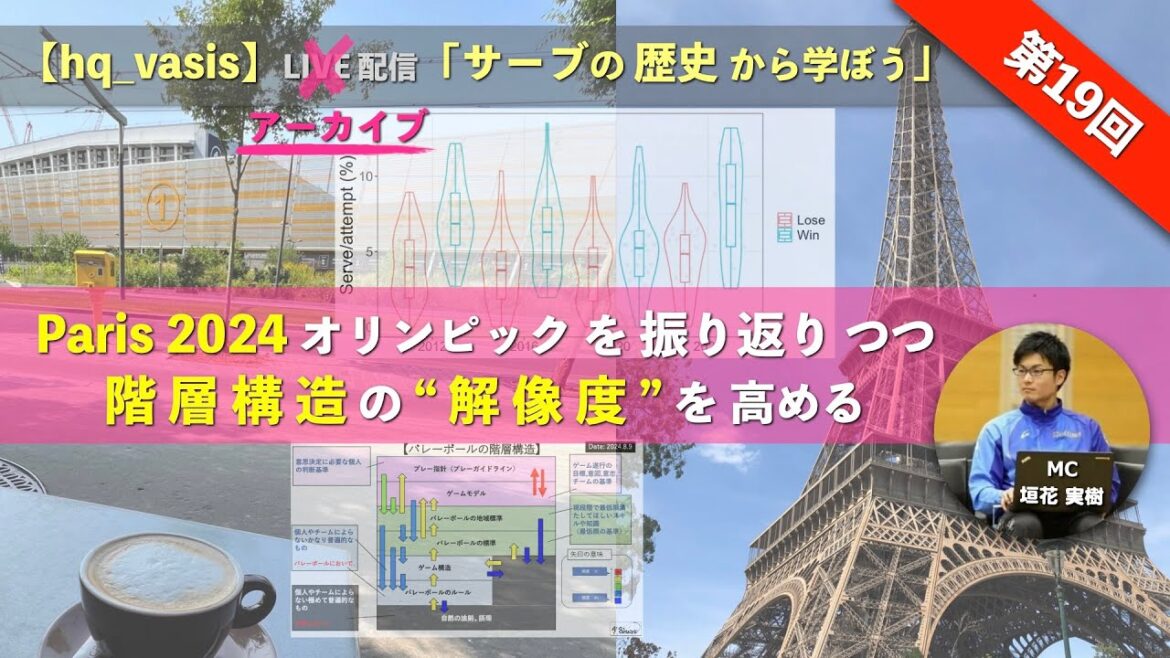 [Volleyball]Learn from the history of the serve #19 (Looking back on the Paris 2024 Olympics and improving the resolution of the hierarchical structure)