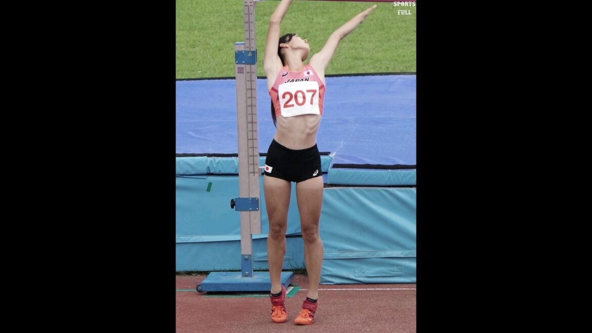 Japanese high jump genius girl comes to Korea