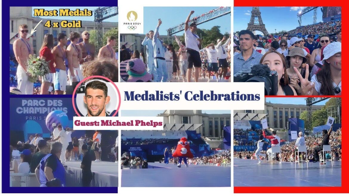 【 Paris Olympics 】Champions Park 🥇August 6th l  Athletes Medals Celebration