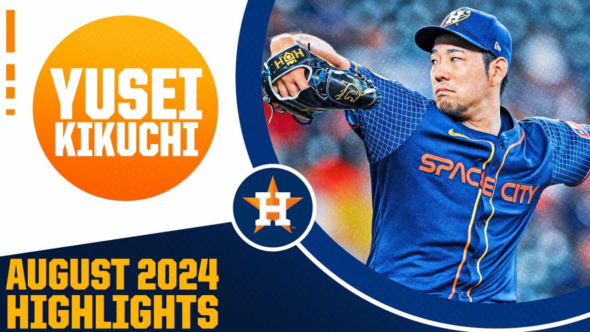 Yusei Kikuchi August 2024 highlights (Astronomical addition by the Astros!) | Yusei Kikuchi highlights