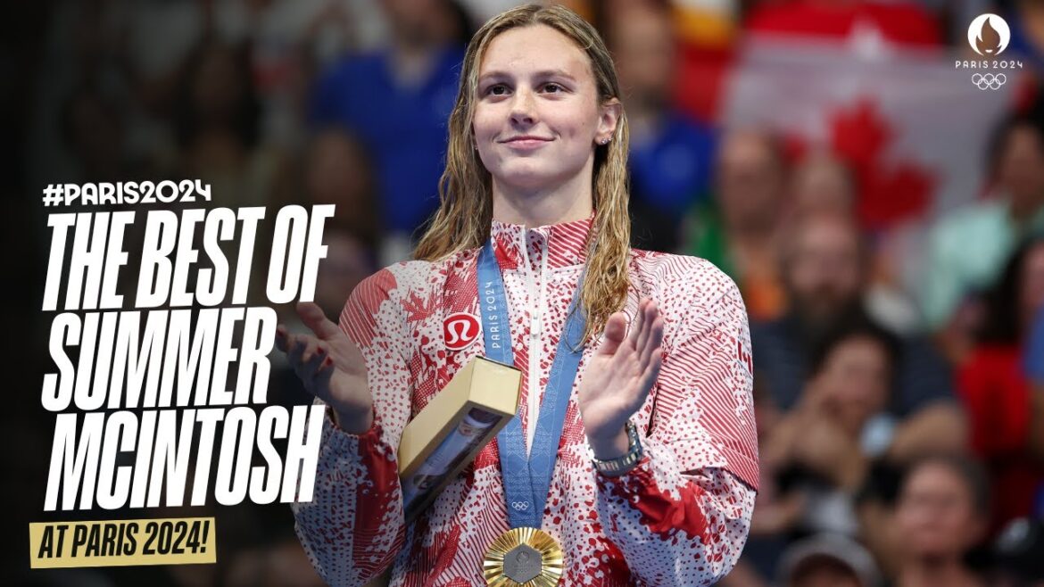 The best of Summer Mcintosh at the Olympics | Athlete Highlights