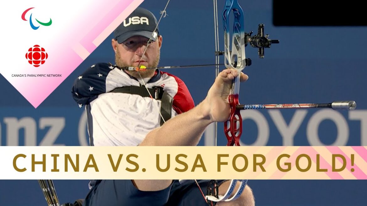 USA's Matt Stutzman vs. China's Al Xinliang in men's individual compound open final | #paralympics