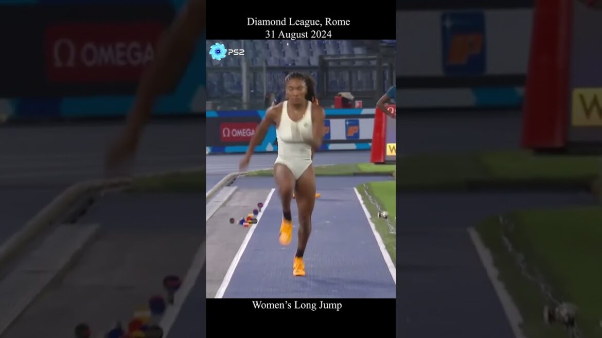 Women's Long Jump, Diamond League Rome2024 #taradaviswoodhall #womenslongjump