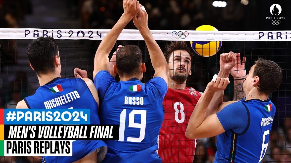 🏐 Men's Volleyball Full Final | Paris Replays