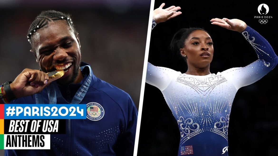 🇺🇸 The best of the United States at Paris 2024 | Anthems