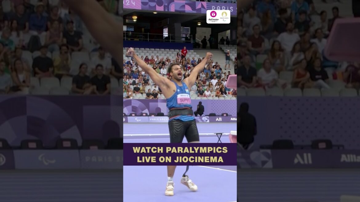 Sumit Antil launches 69.11m in a stunning title defence | Paralympics Javelin Highlights | JioCinema