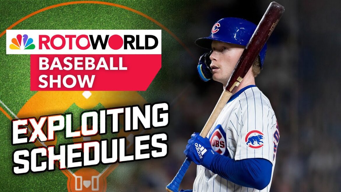 Exploiting friendly vs. unfriendly schedules | Rotoworld Baseball Show (FULL SHOW)