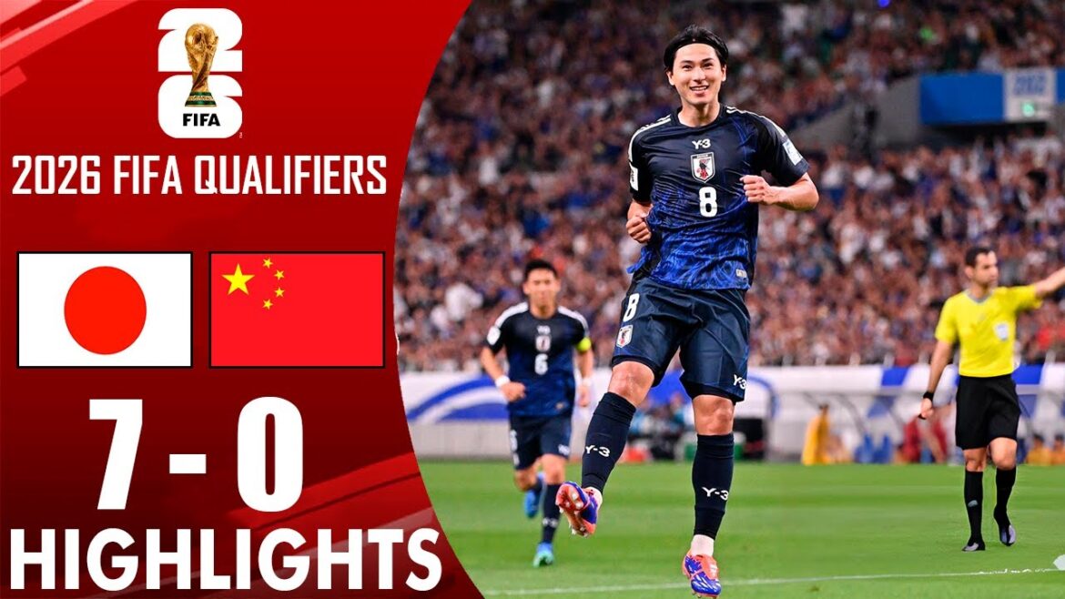 Takumi Minamino Goal | Japan vs China 7-0 Highlights | 2026 FIFA World Cup Qualifiers AFC Takumi Minamino Goal | Japan vs China 7-0 Highlights | 2026 FIFA World Cup Qualifiers AFC