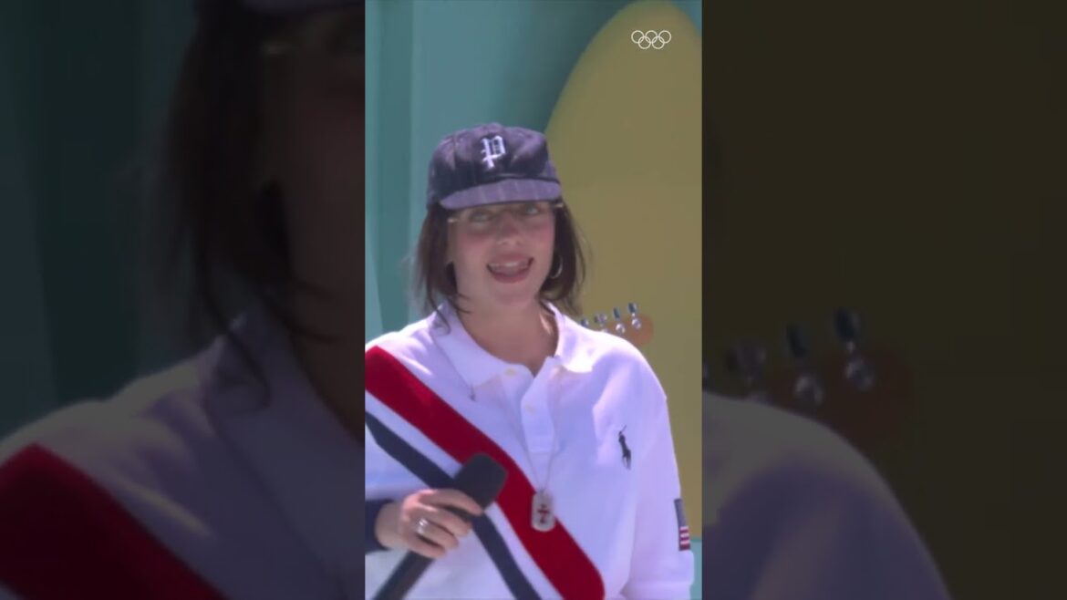 We're stuck on Billie Eilish's incredible performance at the #Paris2024 Closing Ceremony❤️ #Olympics