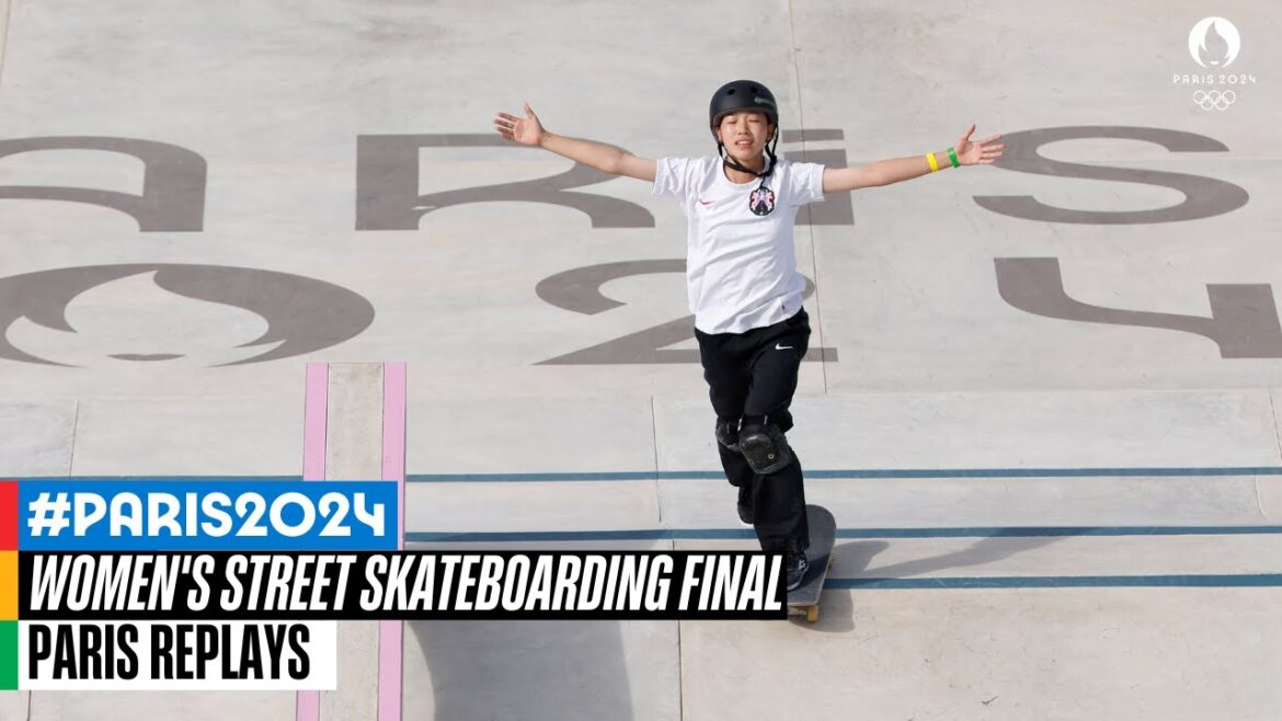 Women's Street Skateboarding Full Final 🛹 | Paris Replays