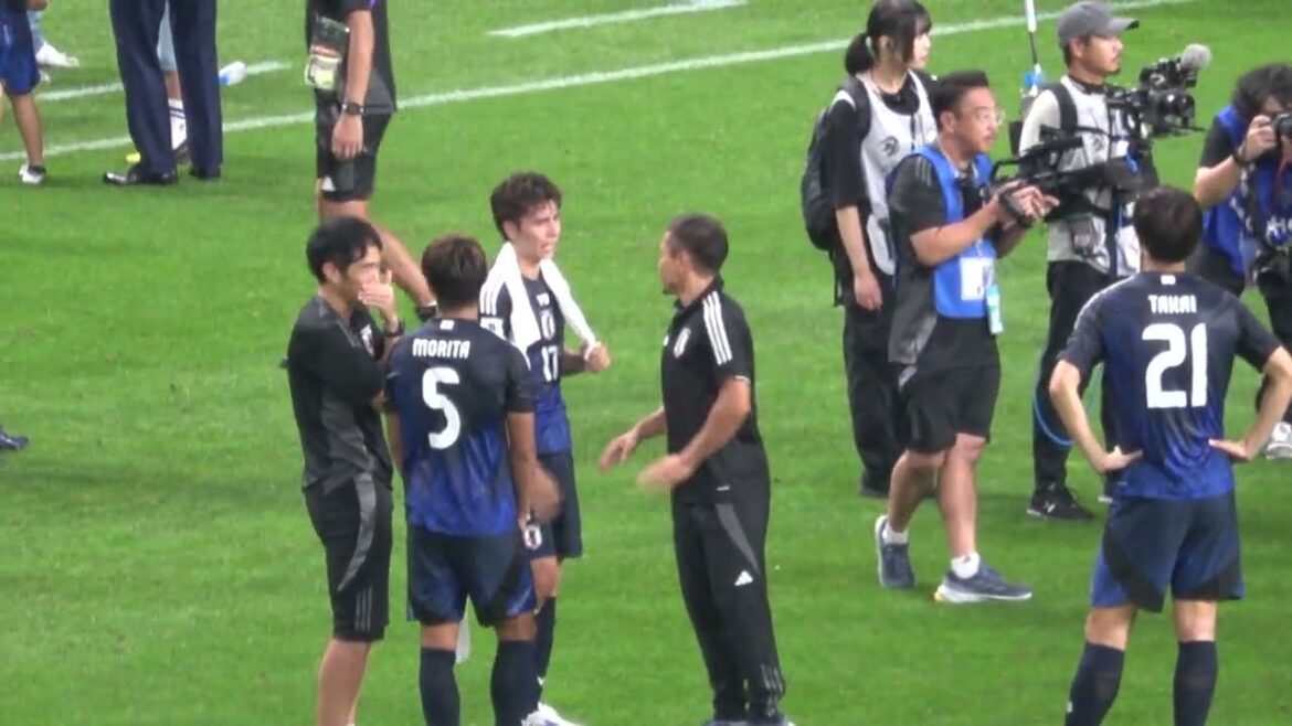 [World Cup]Yuto Nagatomo, who was not on the bench, gives a bravo to the national team who fought after the end of the match. Local footage