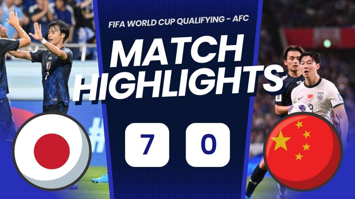 Japan 7-0 China PR - FIFA World Cup Qualifying / AFC Asian Qualifiers