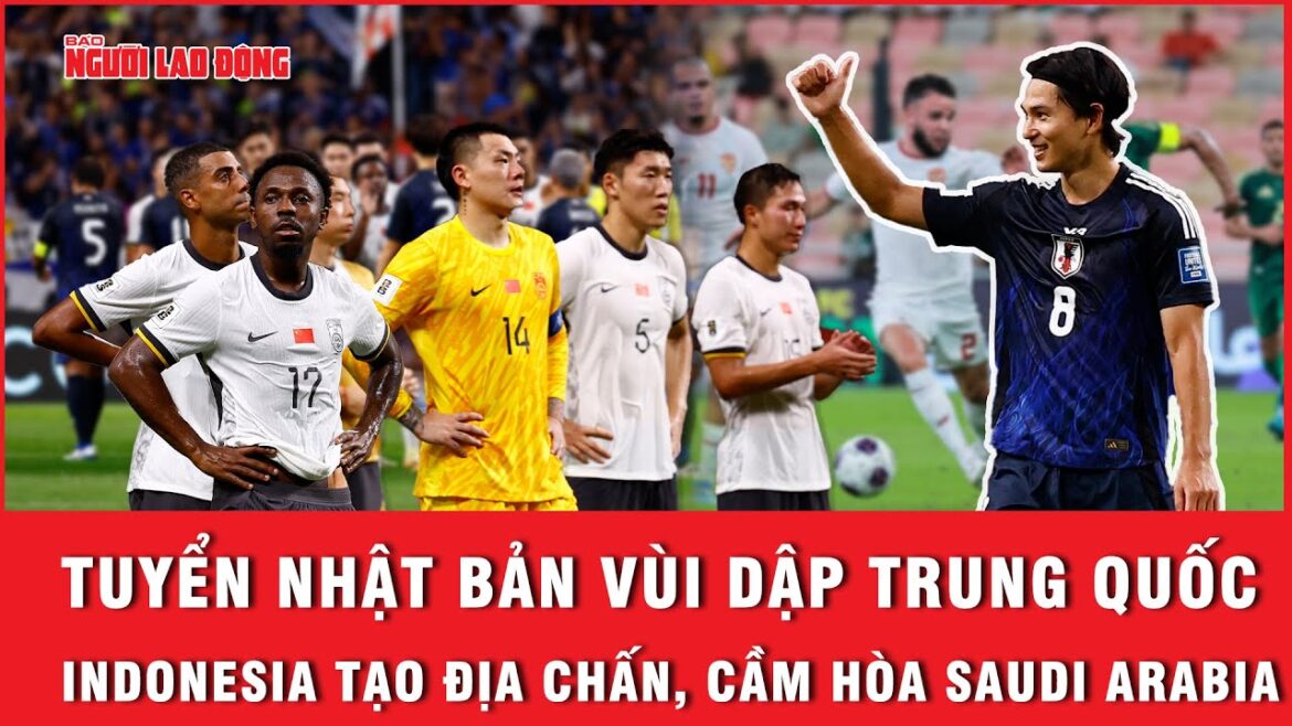 Japan crushes China - Indonesia creates earthquake, holds Saudi Arabia to a draw | Off the track