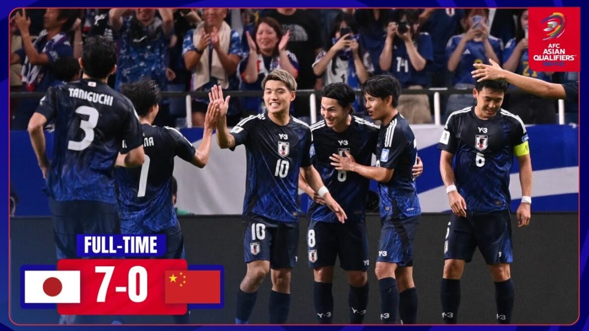 #AsianQualifiers – Road To 26 | Group C : Japan 7-0 China PR #AsianQualifiers - Road To 26 | Group C : Japan 7-0 China PR