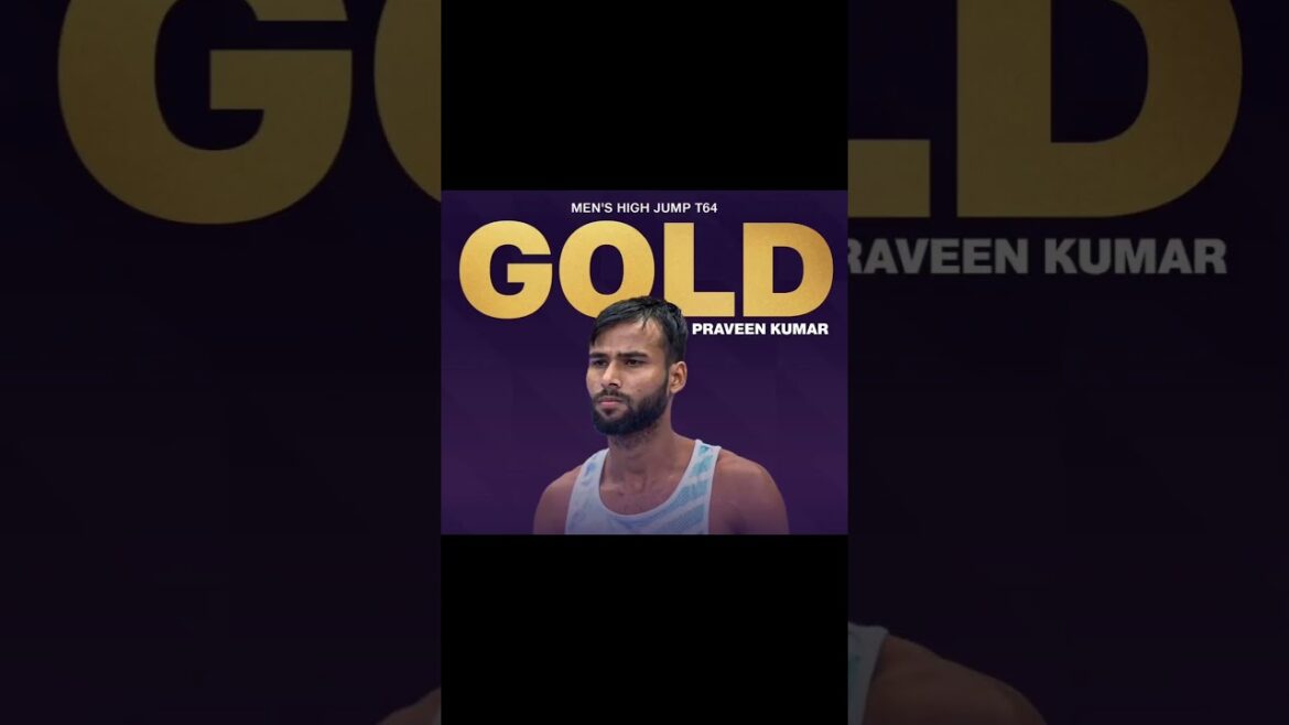 Praveen Kumar clinches gold medal and India's 6th gold 🥇 in #paris #paralympics #praveenkumar