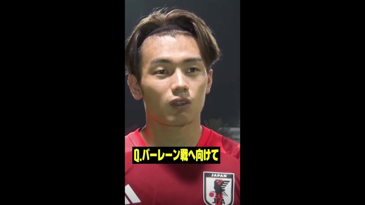 #Akiyoshi Ueda "It's important to play the game with the weather in mind" #afc asian qualifying #Japan national football team #let's watch the national team #dazn