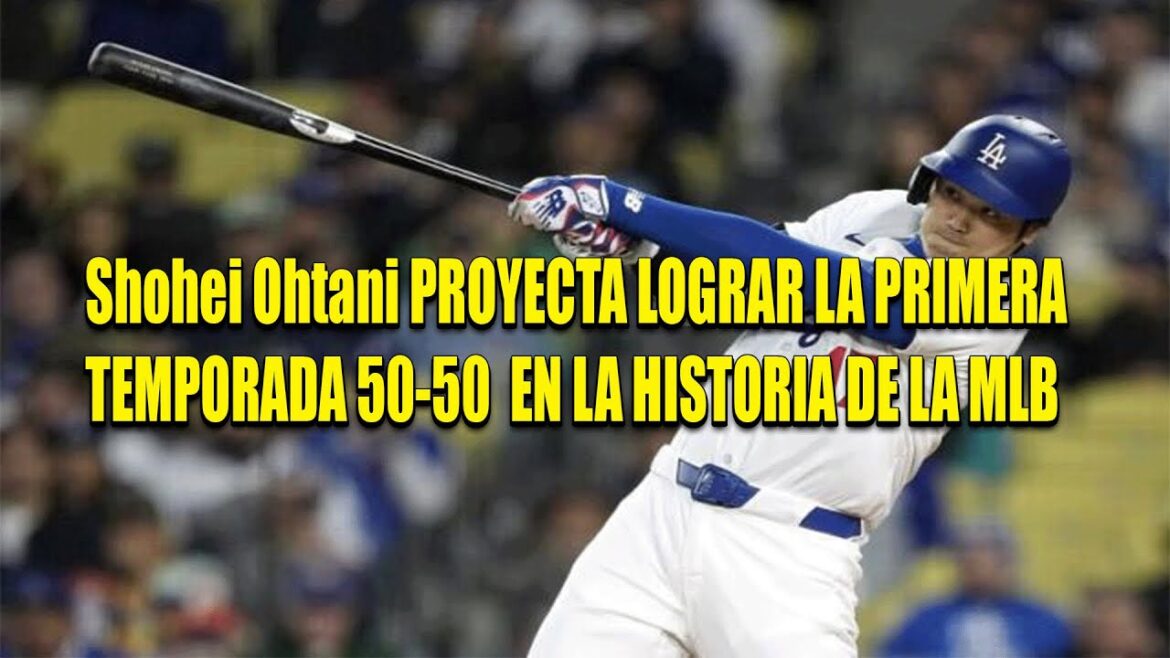 Shohei Ohtani PROJECTS TO ACHIEVE THE FIRST 50-50 SEASON IN MLB HISTORY Shohei Ohtani PROJECTS TO ACHIEVE THE FIRST 50-50 SEASON IN MLB HISTORY