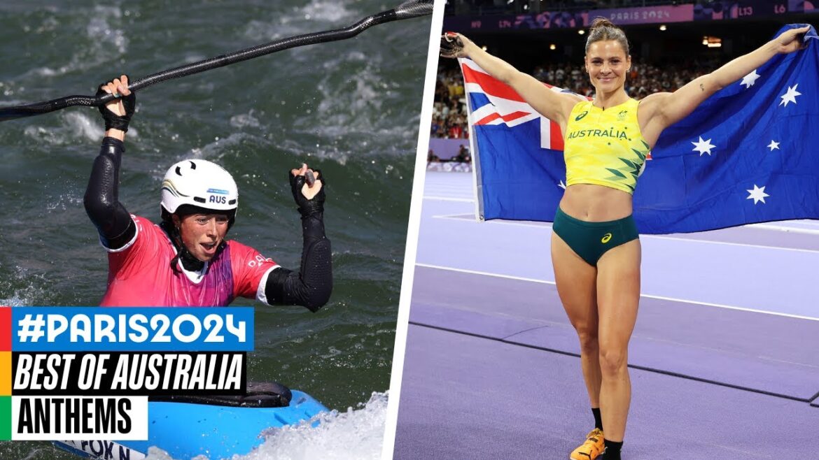 🇦🇺 The best of Australia at Paris 2024 | Anthems