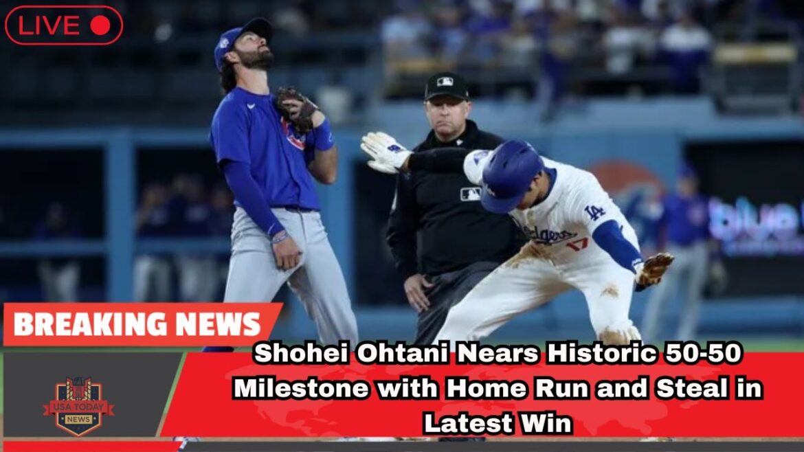 Shohei Ohtani Nears Historic 50-50 Milestone with Home Run and Steal in Latest Win । USA TODAY NEWS Shohei Ohtani Nears Historic 50-50 Milestone with Home Run and Steal in Latest Win । USA TODAY NEWS