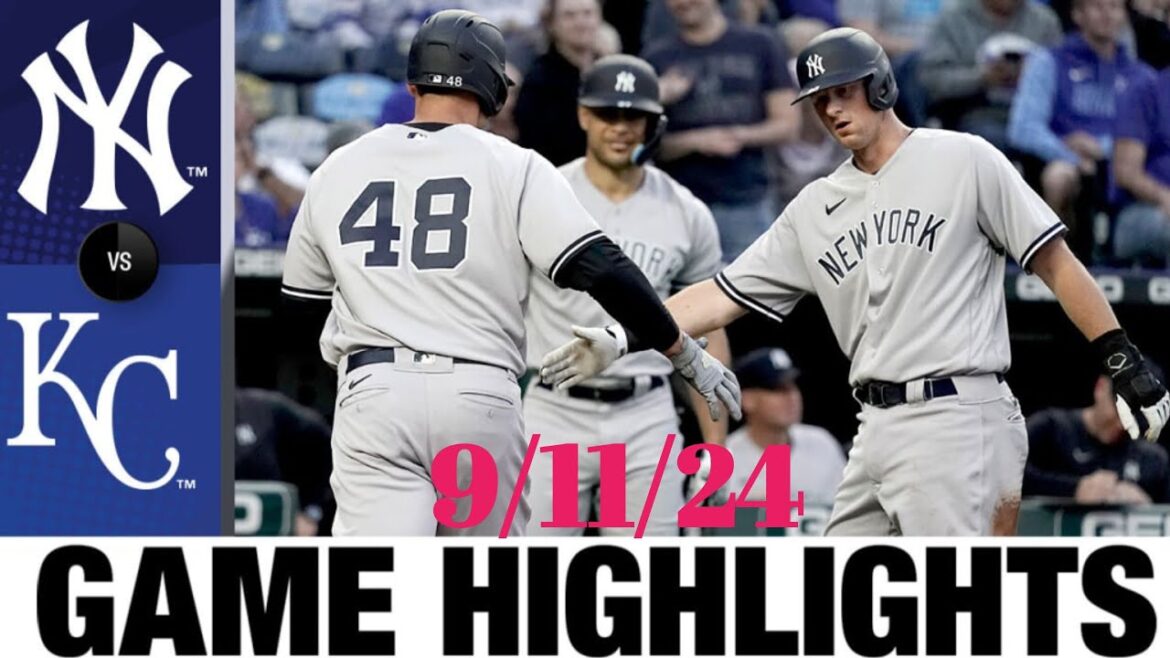 Royals vs Yankees game highlights 9/12/24 |MLB highlights