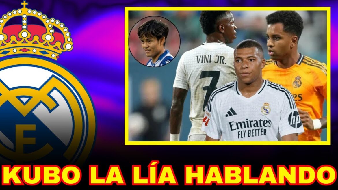 KUBO RUNS IT OUT TALKING ABOUT WHAT IS HAPPENING WITH MBAPPÉ, RODRYGO AND VINICIUS “THE THREE…” KUBO RUNS IT OUT TALKING ABOUT WHAT IS HAPPENING WITH MBAPPÉ, RODRYGO AND VINICIUS “THE THREE…”