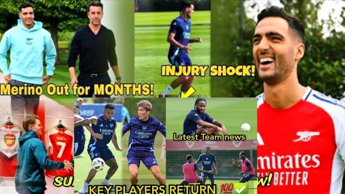 Gabriel Jesus, Tomiyasu, Sterling, & Key Arsenal players Returns 🥳 Ready for Action | London Derby 🔥