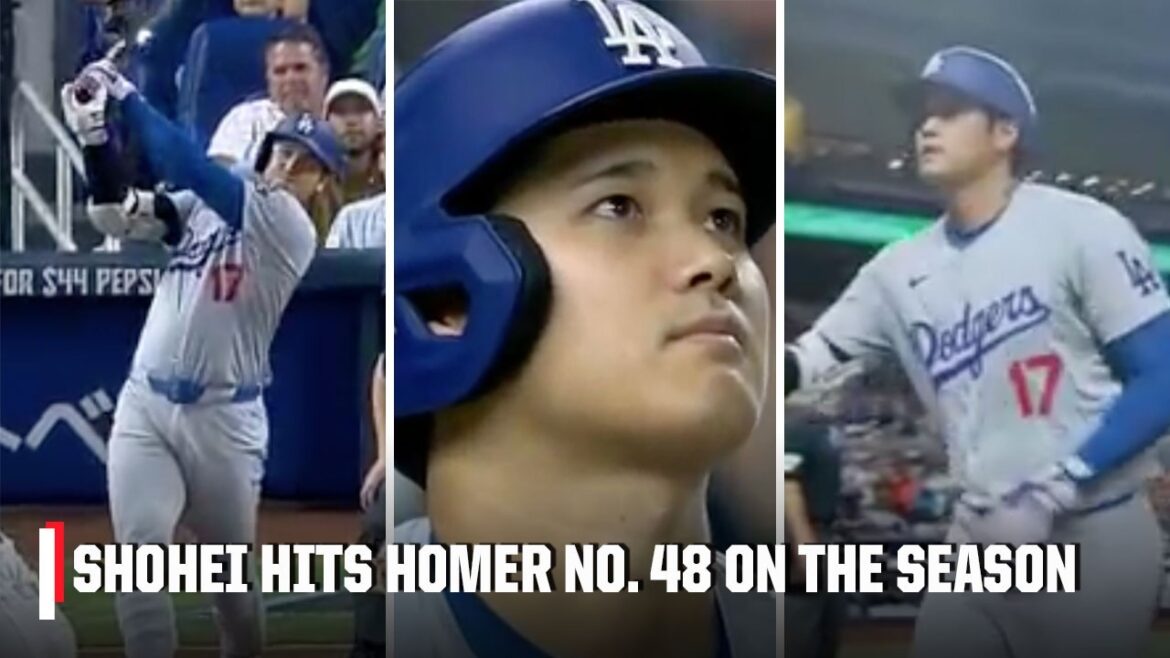 SHOHEI OHTANI hits his 48th HOME RUN of the season 🔥 | ESPN MLB