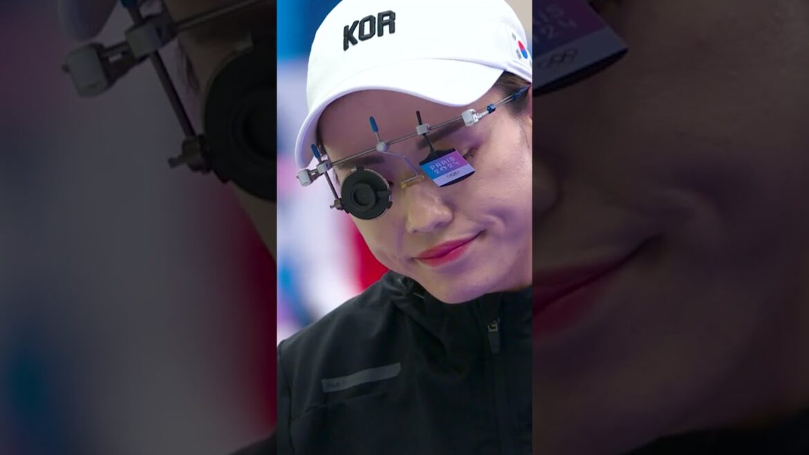 Kim Yeji won silver in the Women's 10m Air Pistol final and became an icon in the process!🇰🇷