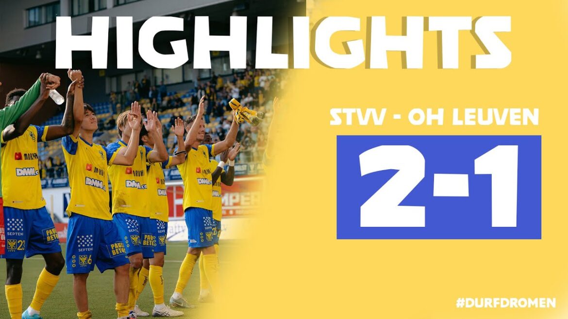 [Sint-Truiden]First win of the season! Highlights | Belgian League Round 7 STVV 2-1 OH Leuven