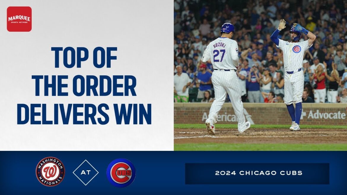 RECAP: Cubs rally late in game one against Nationals!