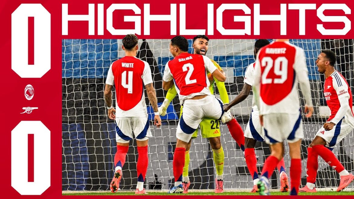 DAVID RAYA MAKES INCREDIBLE DOUBLE SAVE 🤯 | HIGHLIGHTS | Atalanta v Arsenal (0-0) | Champions League DAVID RAYA MAKES INCREDIBLE DOUBLE SAVE 🤯 | HIGHLIGHTS | Atalanta v Arsenal (0-0) | Champions League