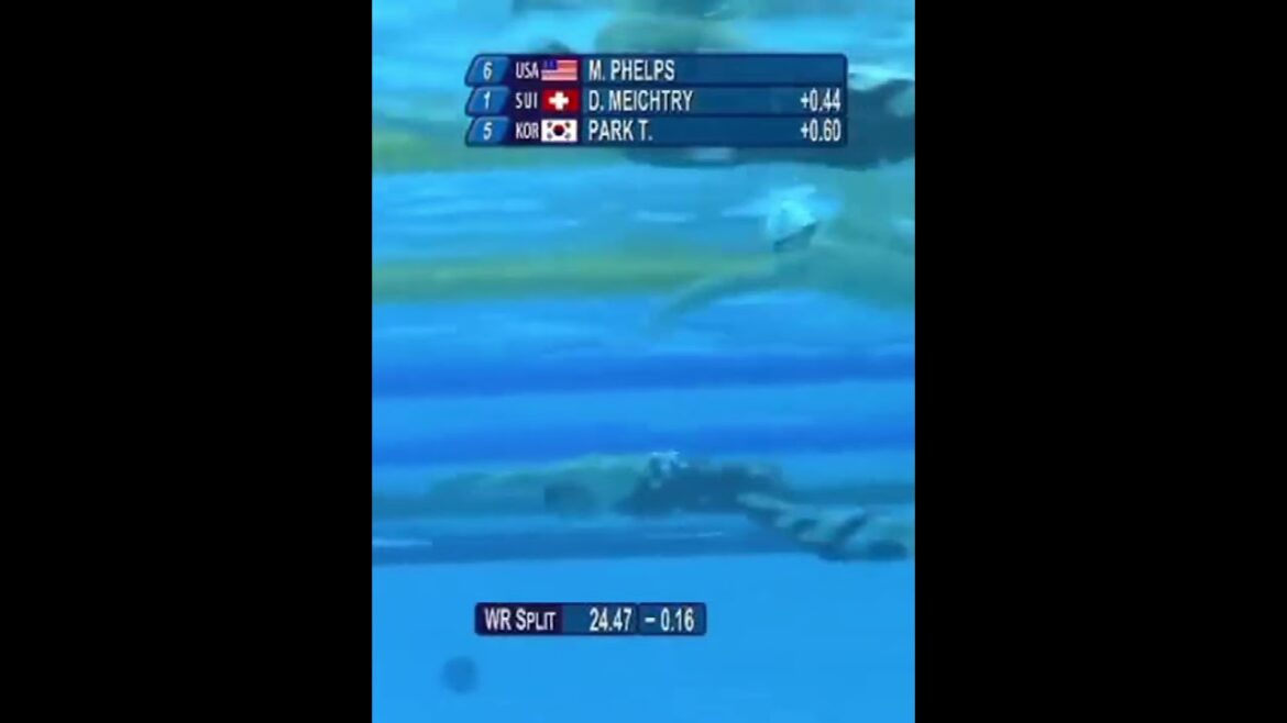 How Dominant Michael Phelps Really Was at the 2008 Olympic Games 200 Free #swimming #olympics #swim