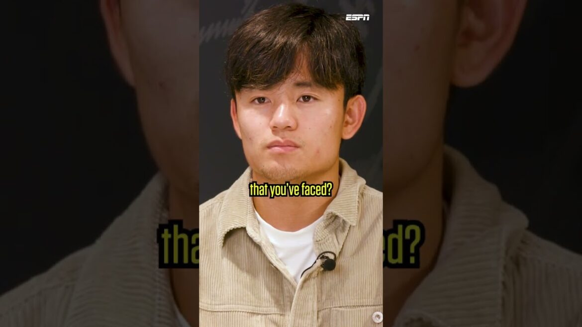 Japan's Kubo names his three toughest opponents 👀 #shorts