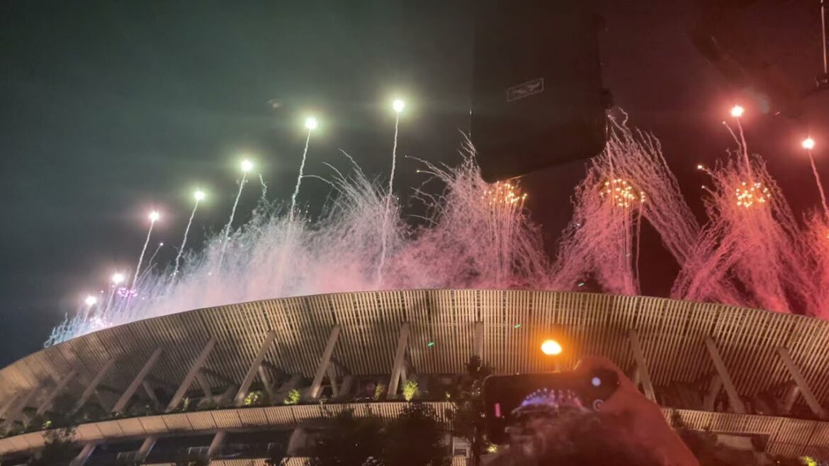 [Closing Ceremony Fireworks]Tokyo Olympics Closing Ceremony Finale Fireworks
