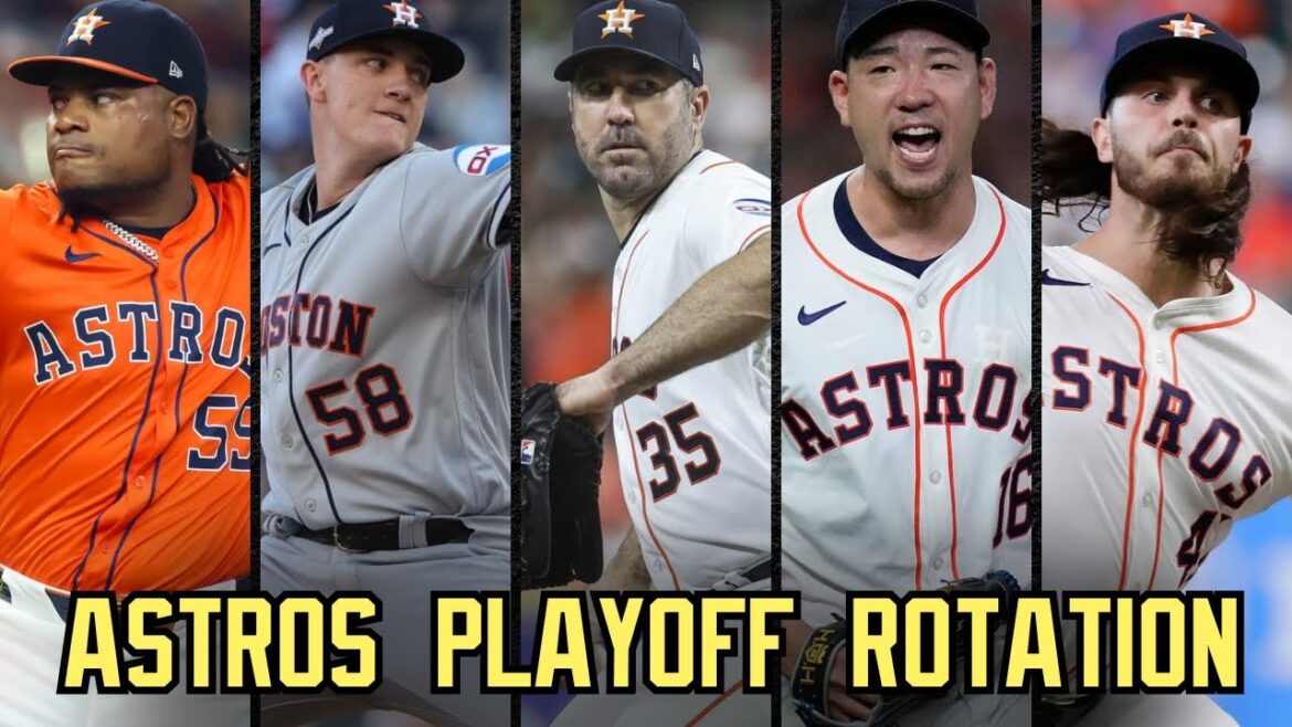 HOUSTON ASTROS PLAYOFF ROTATION
