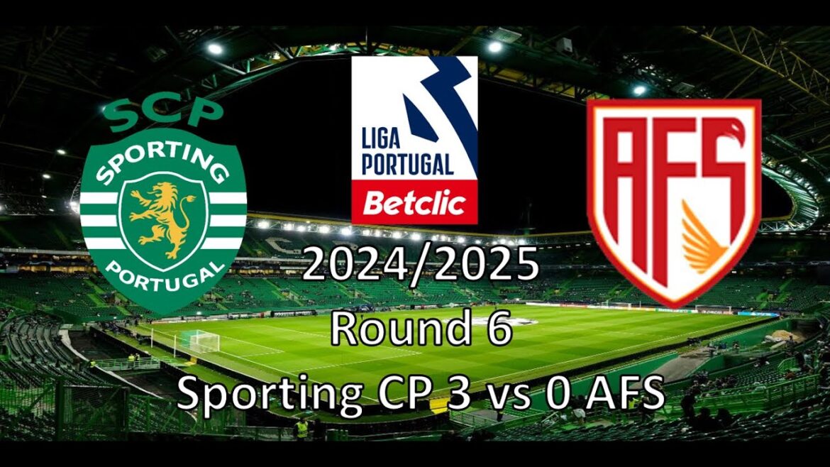 Vlog: Sporting CP 3 vs 0 AFS (Portuguese League Betclic 24/25)