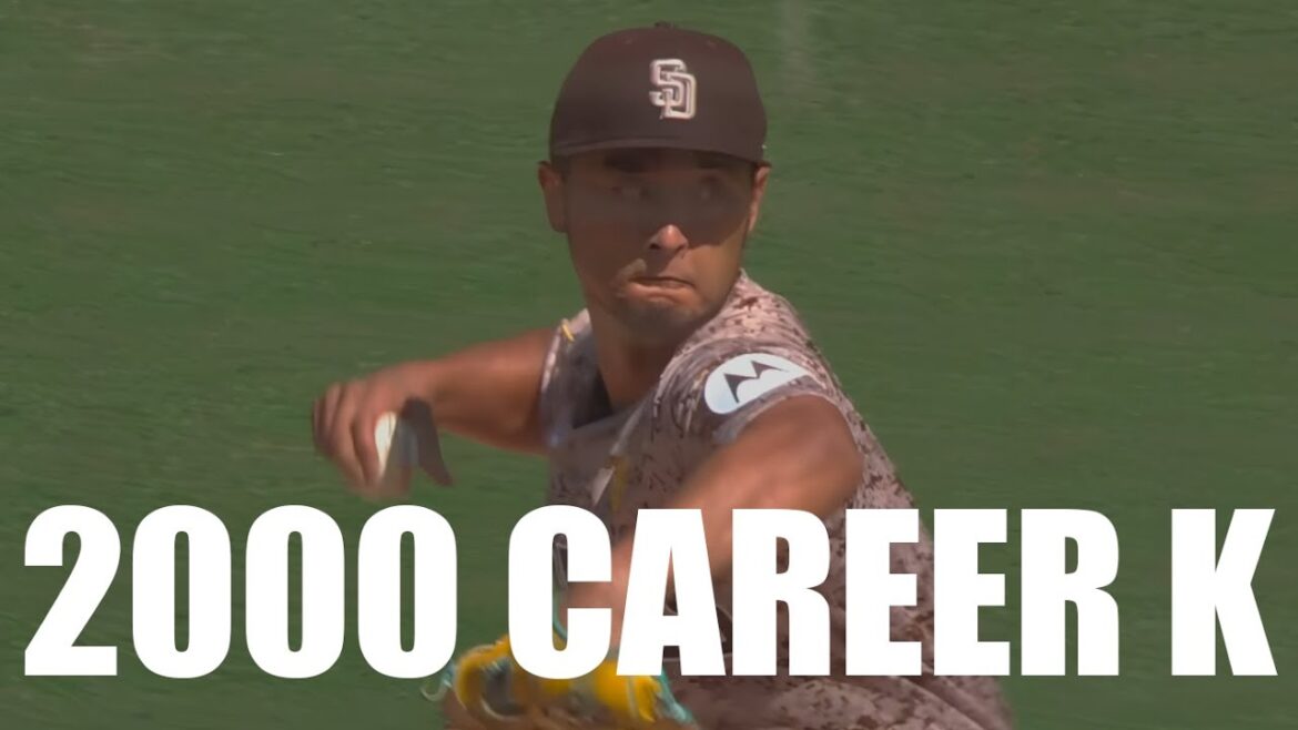 Yu Darvish Strikes Out 9 vs White Sox, Records His 2000th Career Strikeout!!