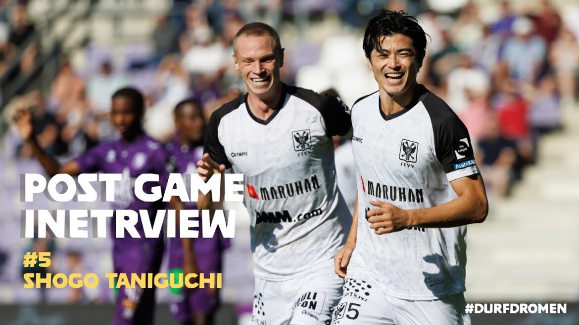 [Sint-Truiden]First Belgian League goal! Post-match interview with Shogo Taniguchi (Round 8 match against Beerschot)