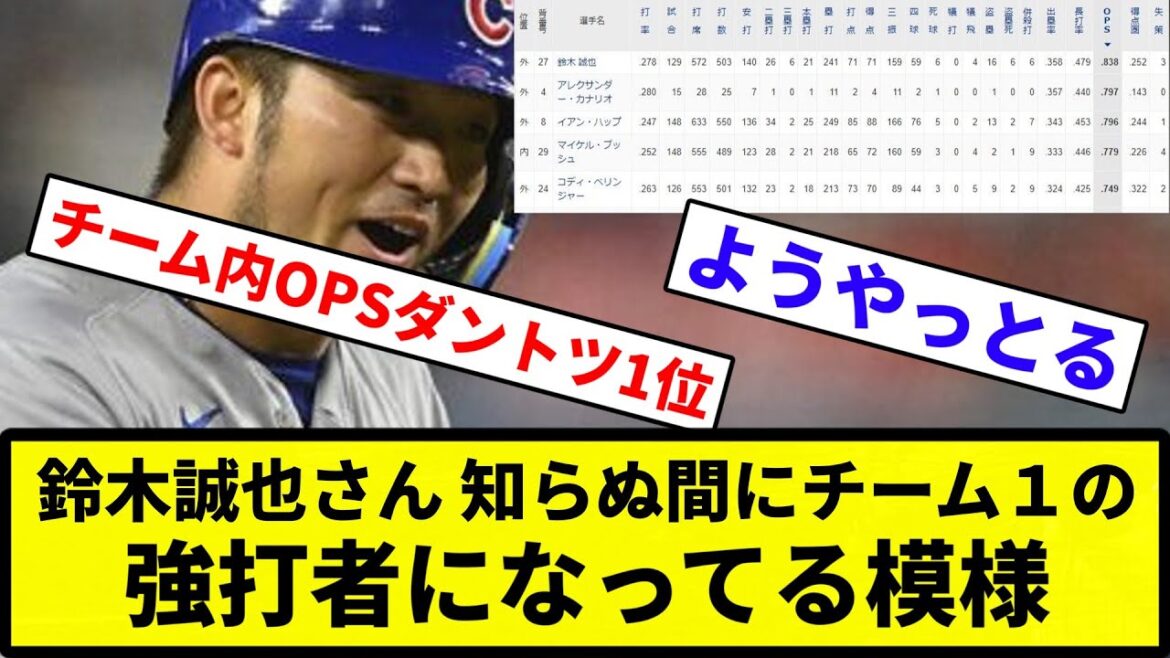 [Here we go]Seiya Suzuki has unwittingly become the team's strongest hitter[Reactions][Professional baseball reactions]