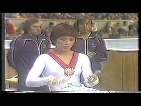 Nelly Kim (USSR) Uneven bars, 1979 Pre-Olympic Games Nelly Kim (USSR) Uneven bars, 1979 Pre-Olympic Games