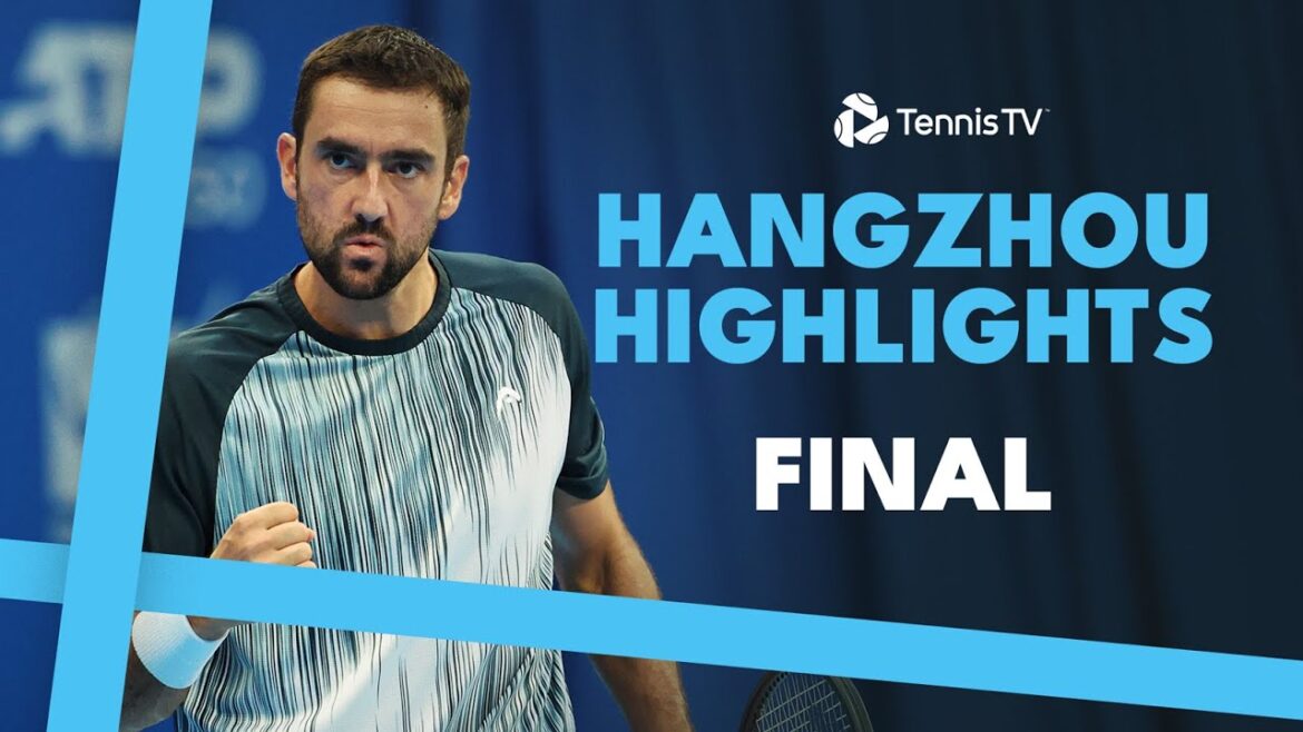 Marin Cilic vs Zhizhen Zhang For The Title! 🏆 | Hangzhou 2024 Final Highlights